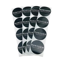 Custom Logo Round Shape Waterproof Self Adhesive Label Stickers
